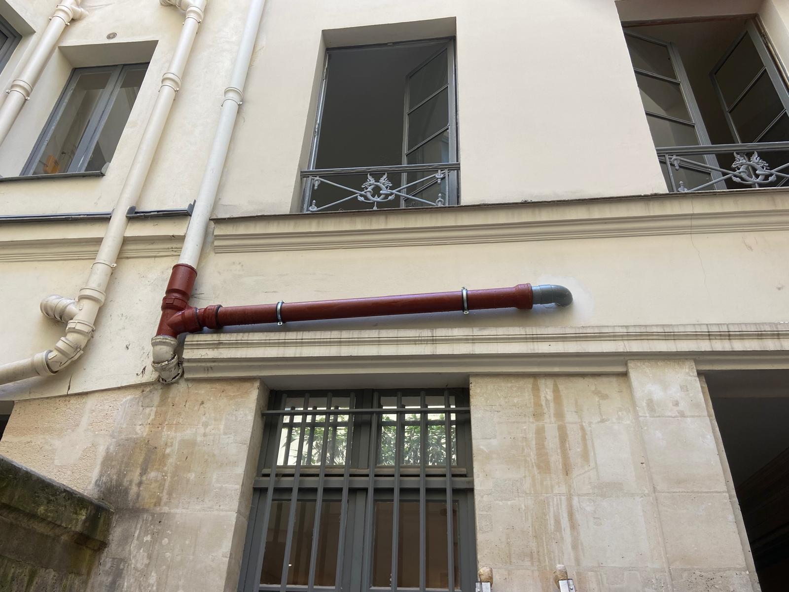 Création d’une vidange pour eaux usées sur bâtiment R+5